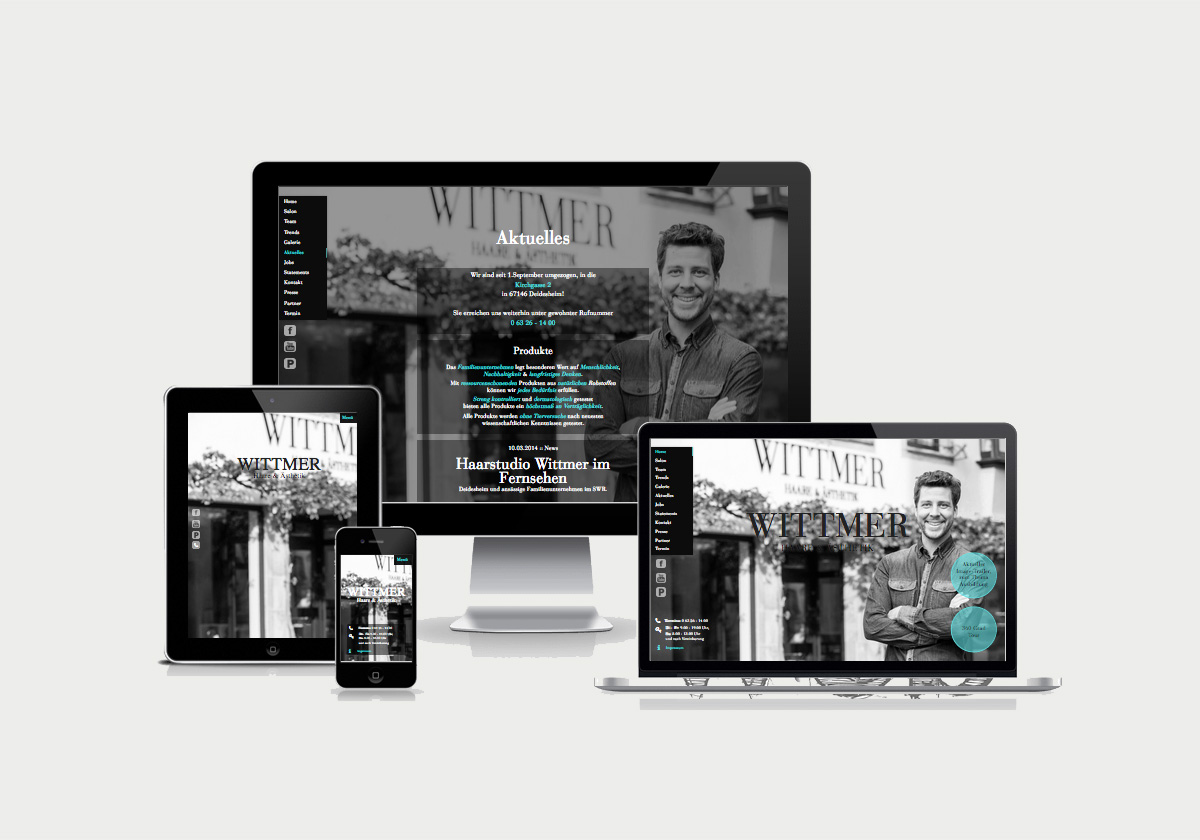 Homepage Haarstudio Wittmer, Deidesheim